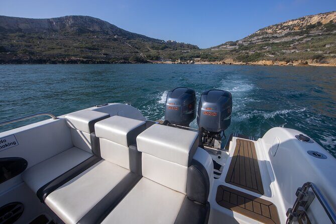 2 hour Private Boat Adventure Tour of Comino and Blue Lagoon - Santa Maria Bay: quiet water, cave access, and a real historical touch