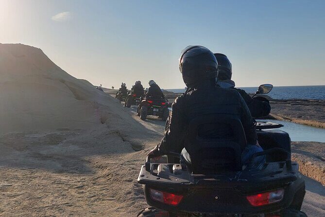 All Inclusive Blue Lagoon & Sunset Quad Tour in Gozo - The Quad Setup: Helmets, License Checks, and Riding Style