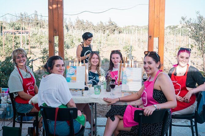 Art Experience with Wine - Sliema Sip and Paint: Why This Works as a Malta Night Out