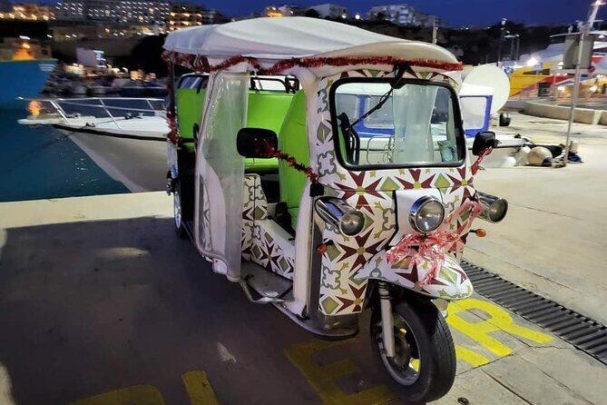 Christmas Tuk Tuk or Jeep tour in Gozo inc. Dinner - Christmas Night on Gozo: The Vibe This Tour Creates