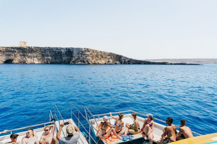 Comino: Blue Lagoon, Crystal Lagoon, and Seacaves Tour - Onboard Perks You’ll Actually Care About: Slide, Underwater Windows, Showers