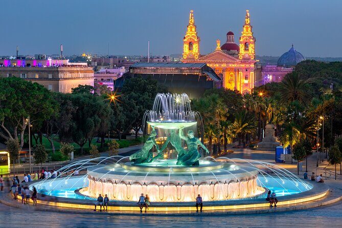 Discover Valletta Half-Day Walking Tour - City Gate to Republic Street: starting with the Triton Fountain and Porta Reale Curtain