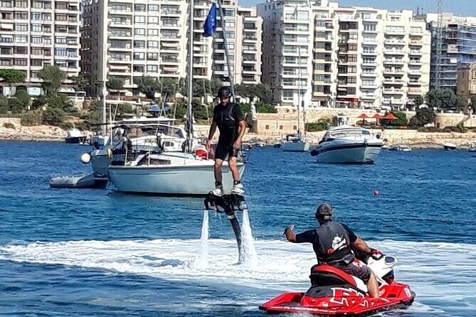 Flyboard Teaser Flight (20min) - Spinola Bay in St Julian’s: The Place You’ll Be Flying Over