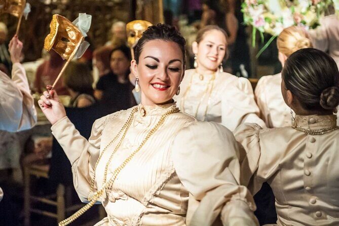 Folklore Evening Dinner Show at a Traditional Maltese Restaurant Incl. Transfers - The folklore show: six dancers, eighteenth-century costumes, table viewing