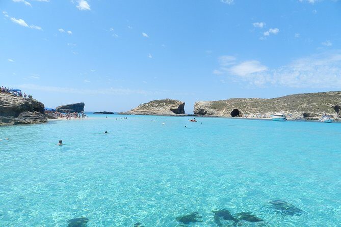 From Sliema: Malta Cruise to Blue Lagoon, Crystal Lagoon & Caves - The ride out of Sliema: where the coast shortcuts the obvious