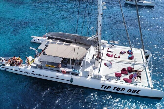 Full-Day Catamaran Cruise with Lunch in Island of Malta - A Spacious Malta Catamaran Day From Sliema