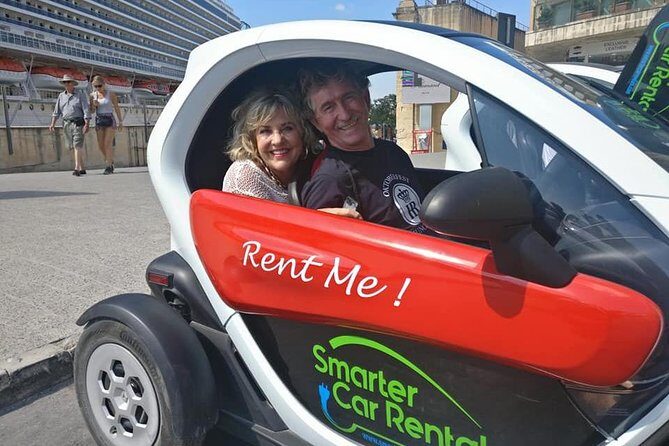 FULL Day Eco Twizy 2 seater self drive Malta tour - The navigation system (and why GPS access is a big deal here)