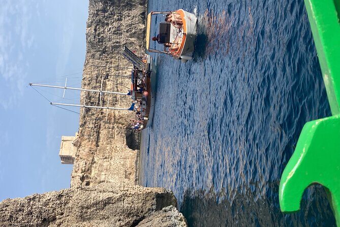 Full Day Private charter to Crystal & Blue Lagoon, Caves & Gozo - Elephant’s Head and Hondoq Bay: a quirky pause then a final beach finish