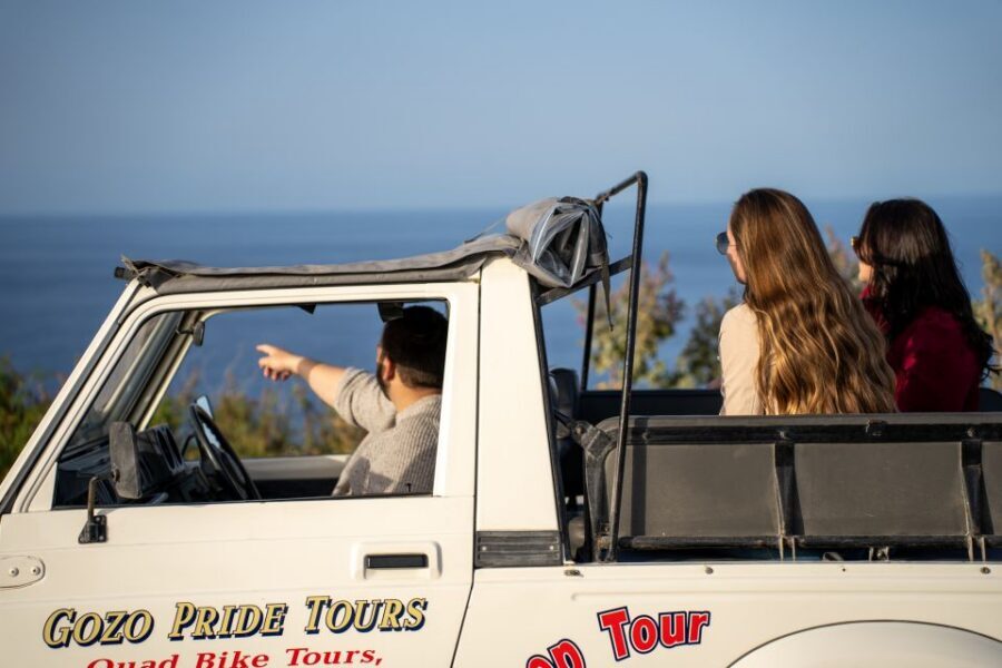 Gozo: Customizable Private Guided UTV Tour with Lunch - Key things that make this Gozo UTV day worth it