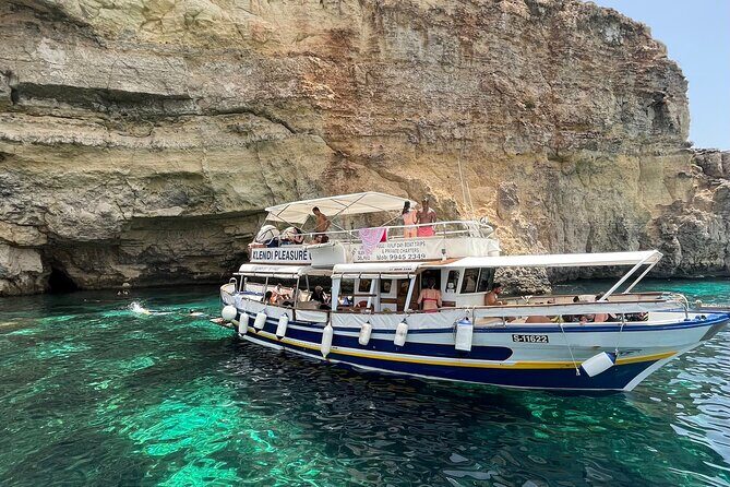 Half day Cruise - Comino, Gozo, Blue & Crystal Lagoon, and Caves - Blue Lagoon: your main swim hour, plus optional shore time
