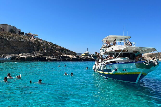Half day Cruise - Comino, Gozo, Blue & Crystal Lagoon, and Caves - On-board freebies and what costs extra