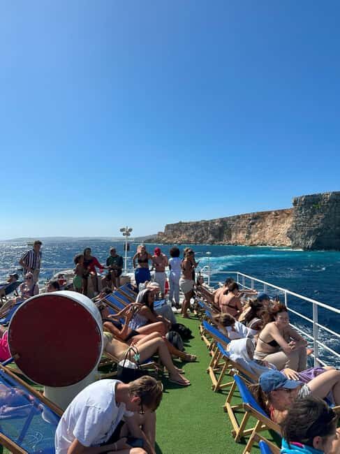 Malta: Gozo, Comino, Blue & Crystal Lagoon, & Caves Cruise - Blue Lagoon for 1.5 hours: swim, slide, snorkel (optional), repeat