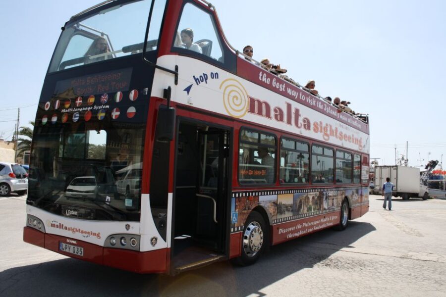 Malta: Hop-On Hop-Off Bus Tours - How the Malta hop-on hop-off bus really works from Sliema