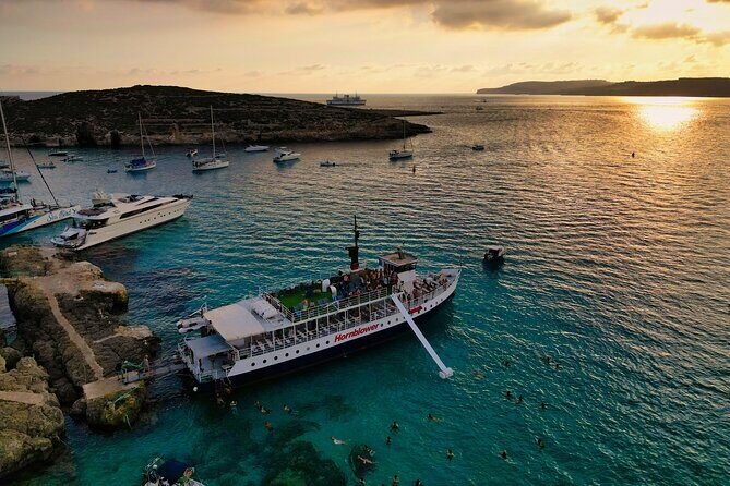 Malta Sunset Boat Tour: Bugibba to Comino Blue Lagoon Cruise - 5:15 pm Bugibba departure: the timing that makes this feel relaxed