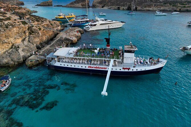 Malta Sunset Boat Tour: Bugibba to Comino Blue Lagoon Cruise - Cruise route along Malta’s north coast: caves, coves, and classic photo stops
