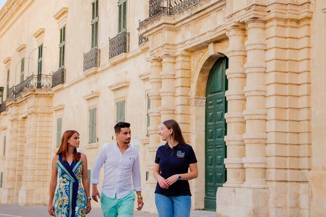 Malta: Walking Tour + Hop-on Hop-off Bus Tour + Boat Tour - The Valletta Walk: St John’s, Palaces, Squares, and Fort Walls