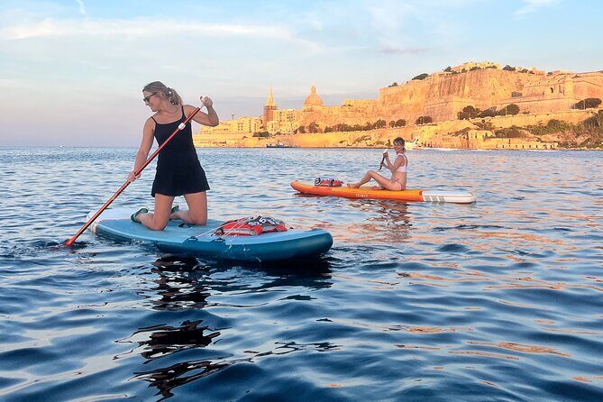 Manoel Island SUP Adventure - Technique coaching, tricks, and paddleboard yoga on the water