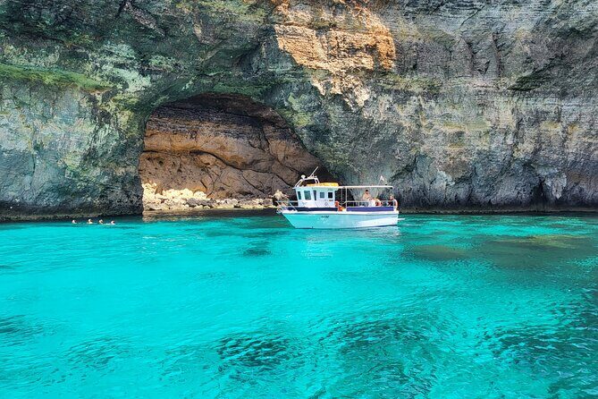 Mellieha: Gozo, Comino, Sea Caves, and Blue Lagoon Cruise - Guide and captain vibe: humor, cave proximity, and clear viewpoints