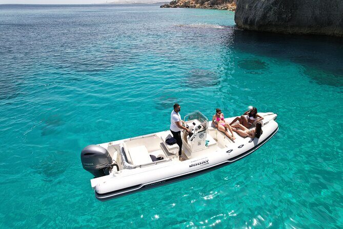 Private Boat Charter Comino, Blue Lagoon, Crystal Lagoon, Gozo - Marks & Dukes Window and Smugglers Cave: Classic Views with a Real Stop