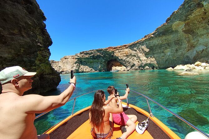Private Boat Tour at Comino's Blue Lagoon and Crystal Lagoon - Crystal Lagoon: snorkeling and the caves zone