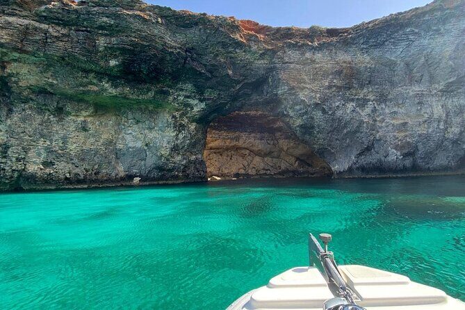 Private Boat Tour to Blue Lagoon Comino Caves and Gozo - Crystal Lagoon: a calmer, clear-water swim window