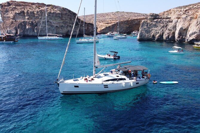 Private Day Charter on Amazing Mowgli - Armier Bay Beach: the early swim warm-up