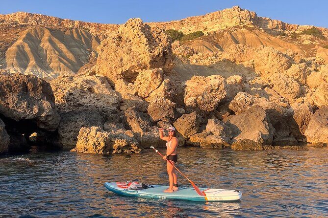 SUP Sunset Paddling to Ta Marija Caves - Fitness, Swimming Skills, and How Hard It Will Feel
