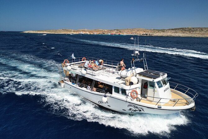 Three Bay Cruise Including Blue Lagoon from Mellieha - Ħalfa Rock Bay in Gozo: quieter cove time