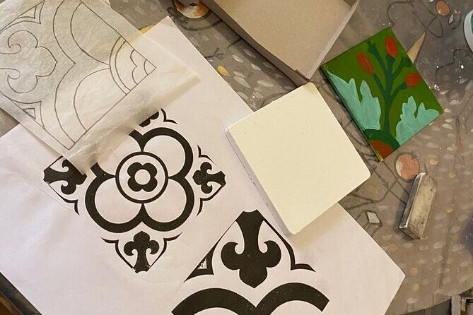 Workshop: Maltese Souvenir Tile Design Experience - Tile Workshop in Marsa: What you’ll do in about 2 hours